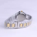 ساعت مچی سیکو زنانه فلزی نقره ای طلایی قاب چندضلعی L 2521/3