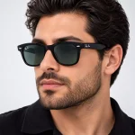 عینک آفتابی ری بن فریم مشکی اورجینال کد RB 2132 - تصویر 4