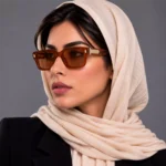 عینک آفتابی امیری فریم مربع عسلی اورجینال کد AR1013 - تصویر 3