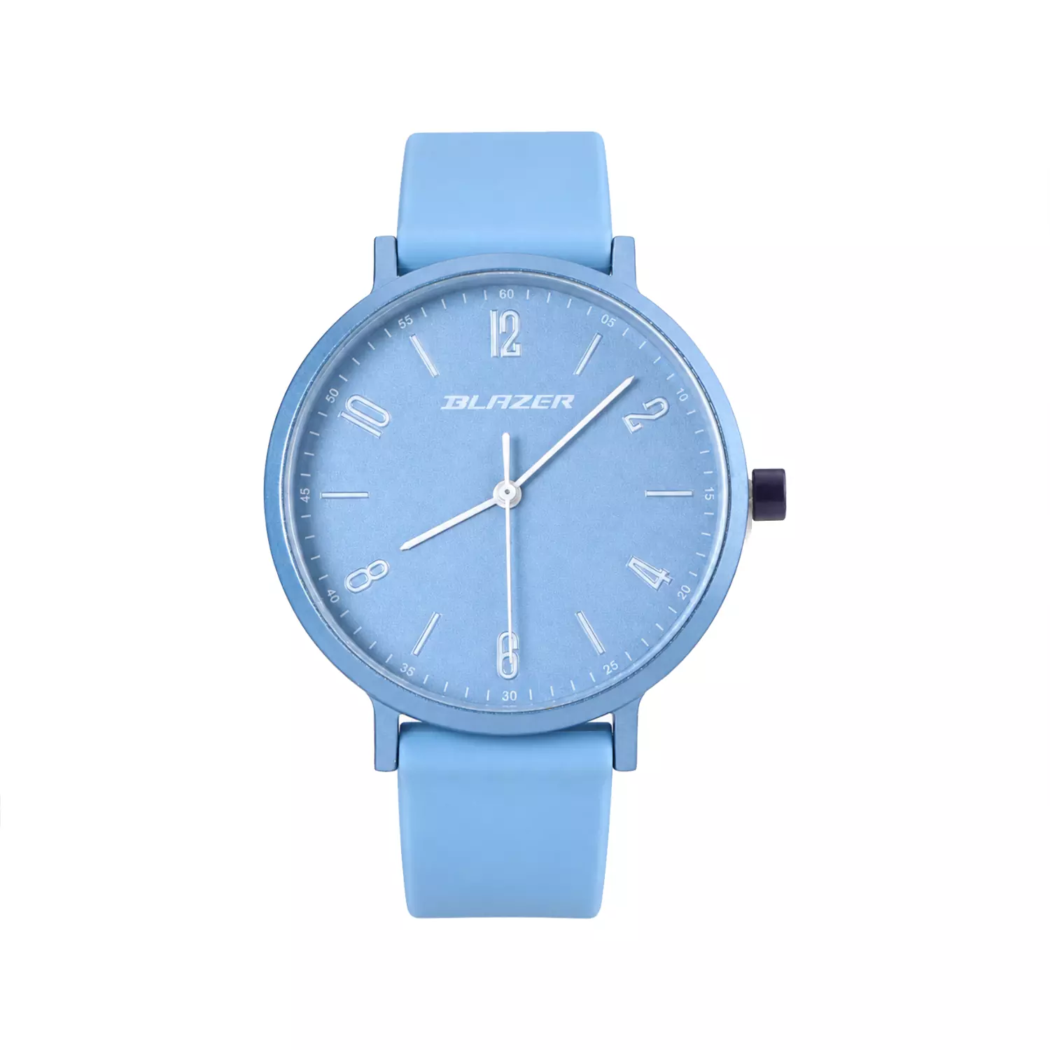 Blazer-Watch-Code-BL-3163.1L1.webp ساعت مچی عقربه ای زنانه بلیزر بند رابر آبی BL3163/1 L - تصویر 1