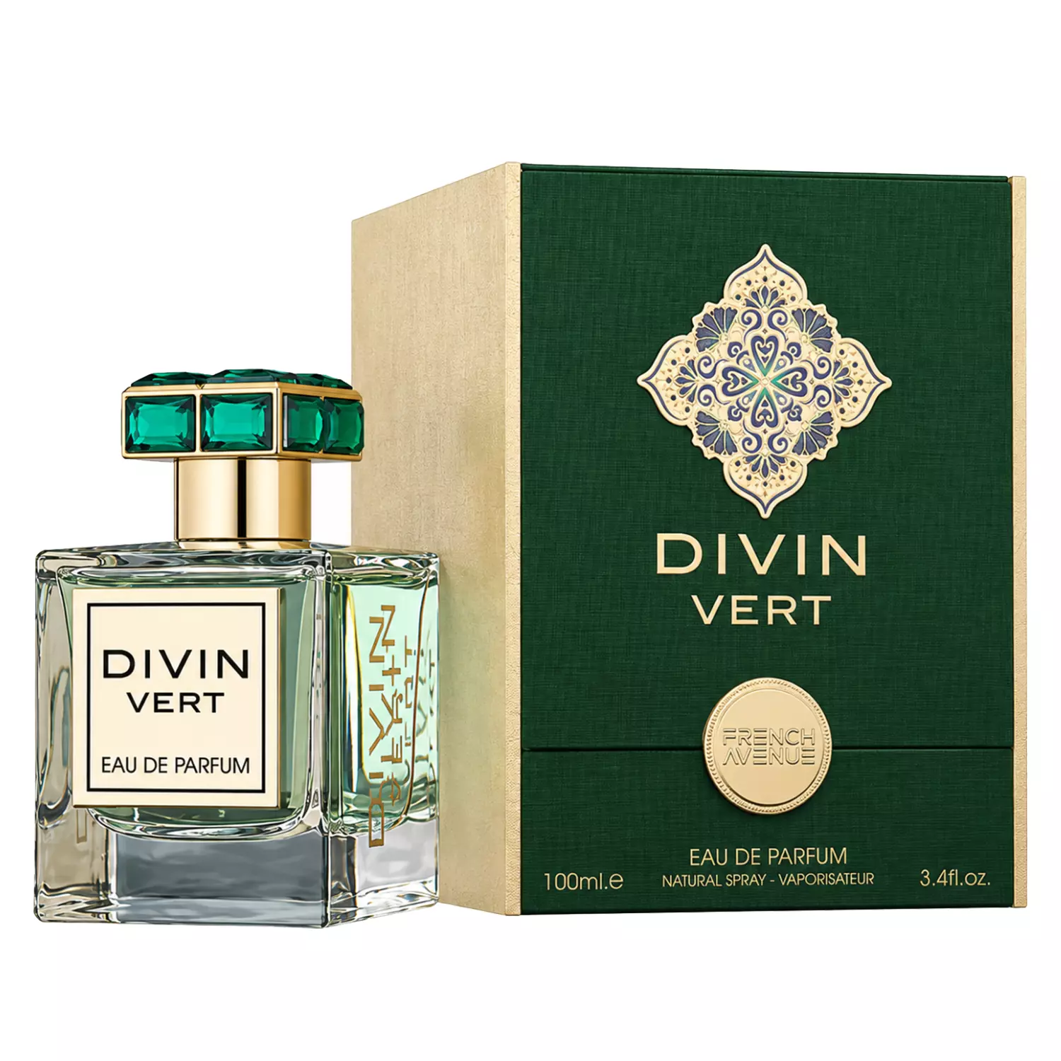French-Avenue-Perfume-Divine-Vert1.webp ادکلن فرنچ اونیو دیوین ورت مردانه مشابه روژا داو اپکس 100 میل - تصویر 1