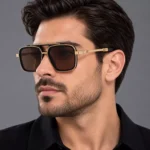 عینک آفتابی هابلوت فریم خلبانی اورجینال کد HO090 - تصویر 4