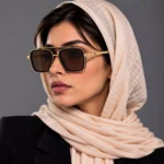 عینک آفتابی هابلوت فریم خلبانی اورجینال کد HO090 - تصویر 3