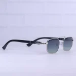 عینک آفتابی پرسول فریم فلزی نقره ای عدسی سبز MT 3081/4 - تصویر 3