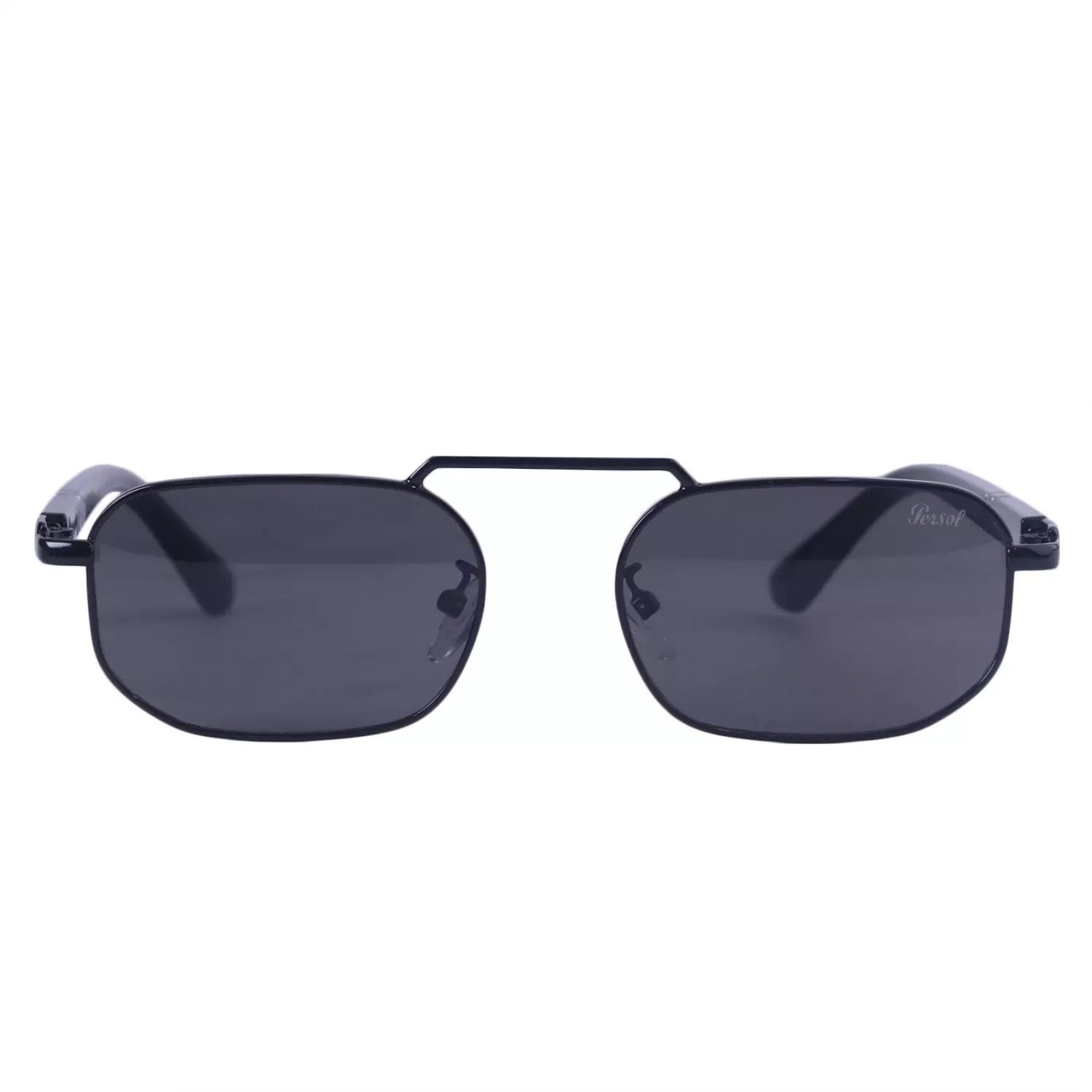 Persol-Sunglasses-Code-3081.51.webp عینک آفتابی پرسول فریم فلزی مشکی MT 3081/5 - تصویر 1