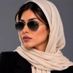 عینک آفتابی ری بن مردانه فریم خلبانی نقره ای RB 3026/32 - تصویر 7