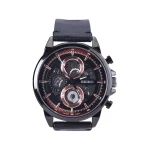 ساعت مچی سیکو مردانه بند چرم مشکی فول تایم G 1011/1